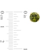 Thumbnail Image 2 of Child's 4.0mm Light Green Cubic Zirconia Solitaire Stud Earrings in 14K Gold
