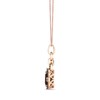 Thumbnail Image 2 of Le Vian® Emerald-Cut Raspberry Rhodolite Garnet® and 0.45 CT. T.W. Diamond Pendant in 14K Strawberry Gold™
