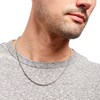 Thumbnail Image 2 of Men's 3.15mm Rope Chain Necklace in Hollow 10K White Gold - 20"