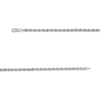 Thumbnail Image 3 of Men's 3.15mm Rope Chain Necklace in Hollow 10K White Gold - 24"