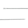 Thumbnail Image 2 of Men's 3.15mm Rope Chain Necklace in Hollow 10K White Gold - 24"