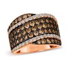 Thumbnail Image 1 of Le Vian® 2.43 CT. T.W. Diamond Multi-Row Overlay Band in 14K Strawberry Gold™