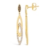 Thumbnail Image 1 of Le Vian® 0.35 CT. T.W. Diamond Marquise Drop Earrings in 14K Honey Gold™