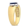Thumbnail Image 2 of Eternally Bonded Marquise-Cut Blue Sapphire Solitaire Ring in 10K Gold