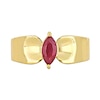 Thumbnail Image 4 of Eternally Bonded Marquise-Cut Ruby Solitaire Ring in 10K Gold