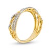 Circle of Gratitude® Collection 0.25 CT. T.W. Diamond Twist Orbit Band in 10K Gold