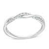 Circle of Gratitude® Collection CT. T.W. Diamond Polished Twist Band in Sterling Silver