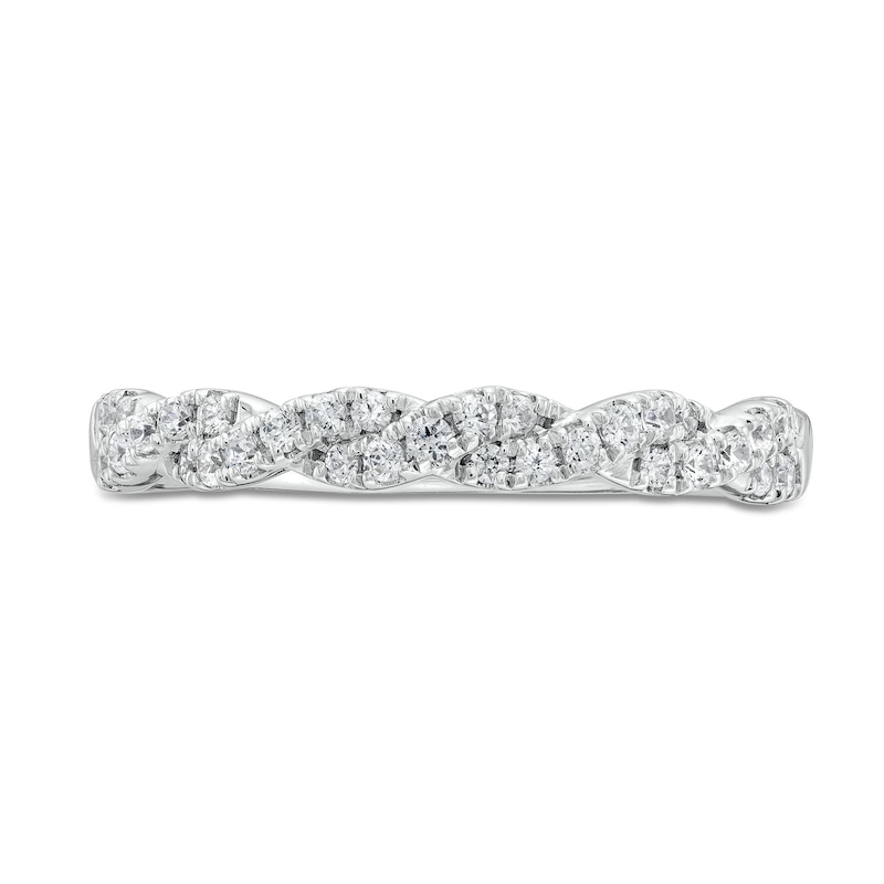 Circle of Gratitude® Collection 0.25 CT. T.W. Diamond Twist Band in Sterling Silver