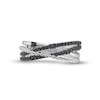 Thumbnail Image 4 of Circle of Gratitude® Collection 0.20 CT. T.W. Black Diamond Braided Orbit Ring in Sterling Silver