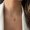 Thumbnail Image 2 of Le Vian® Pear-Shaped Pomegranate Garnet™ and 0.60 CT. T.W. Diamond Teardrop Pendant in 14K Strawberry Gold™