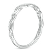 Thumbnail Image 3 of Circle of Gratitude® Collection 0.065 CT. T.W. Diamond Polished Braided Band in Sterling Silver
