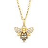 Thumbnail Image 0 of Le Vian® 0.25 CT. T.W. Chocolate Diamond® and Nude Diamond™ Bee Pendant in 14K Honey Gold™