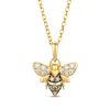 Thumbnail Image 1 of Le Vian® 0.25 CT. T.W. Chocolate Diamond® and Nude Diamond™ Bee Pendant in 14K Honey Gold™