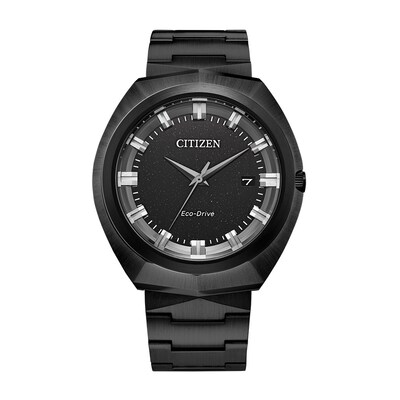 Men's Citizen Calibre E365 Black IP Watch with Black Dial (Model: BN1015-52E)