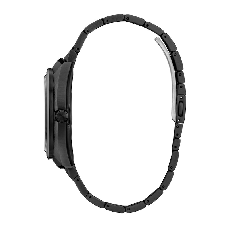 Main Image 2 of Men's Citizen Calibre E365 Black IP Watch with Black Dial (Model: BN1015-52E)