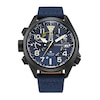 Thumbnail Image 1 of Men's Citizen Eco-Drive Promaster Dive Dark Blue Super Titanium Strap Watch with Blue Dial (Model: BN4065-07L)