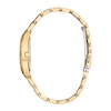 Ladies' Citizen Calibre E031 Crystal Accent Gold-Tone Watch with Silver-Tone Tonneau Dial (Model: EM1082-50A)