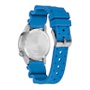 Thumbnail Image 3 of Ladies' Citizen Eco-Drive Promaster Dive Blue Rubber Strap Watch with Dark Blue Dial (Model: EO2028-06L)