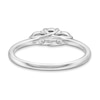 Thumbnail Image 5 of 0.50 CT. T.W. Certified Lab-Grown Diamond Past Present Future® Engagement Ring in 14K White Gold (F/SI2)