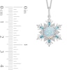 Thumbnail Image 3 of Collector’s Edition Enchanted Disney Frozen 10th Anniversary Snowflake Pendant in Sterling Silver
