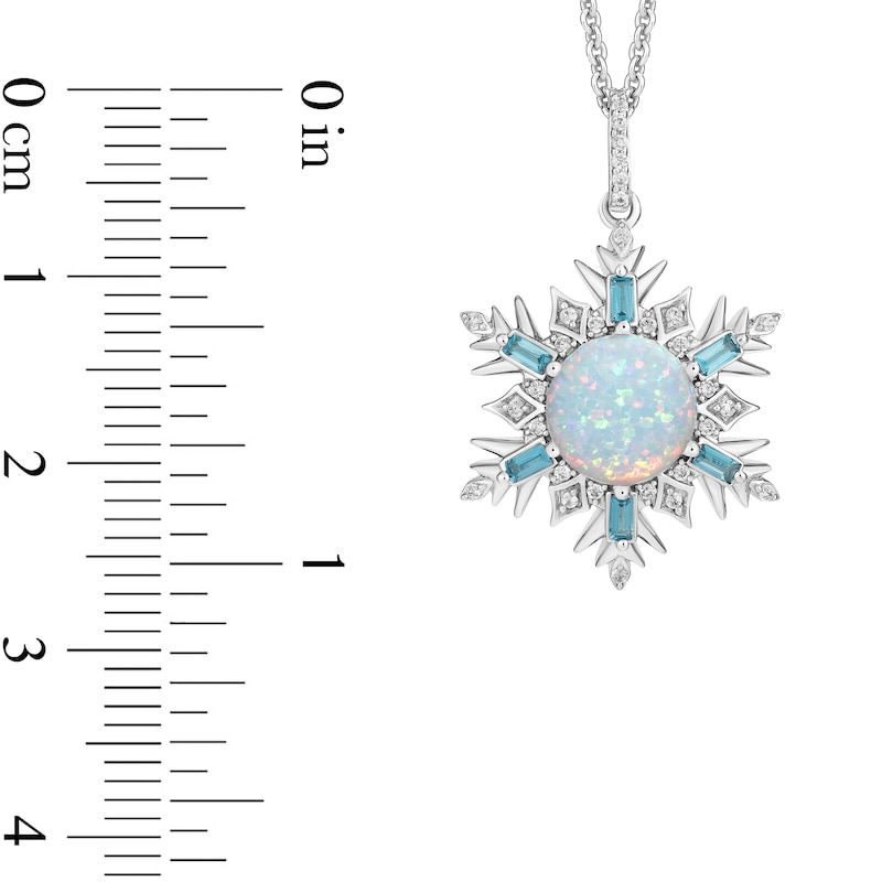 Main Image 3 of Collector’s Edition Enchanted Disney Frozen 10th Anniversary Snowflake Pendant in Sterling Silver