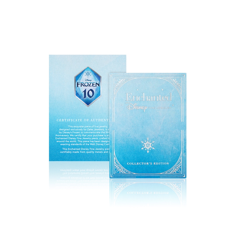 Main Image 5 of Collector’s Edition Enchanted Disney Frozen 10th Anniversary Snowflake Pendant in Sterling Silver