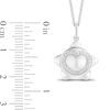 Thumbnail Image 3 of Enchanted Disney Wish 0.10 CT. T.W. Diamond Wishing Star Pendant in Sterling Silver