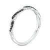 Thumbnail Image 3 of Circle of Gratitude® Collection 0.065 CT. T.W. Black Diamond Polished Twist Band in Sterling Silver