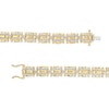 Thumbnail Image 3 of Men's 1.00 CT. T.W. Diamond Links Bracelet in 10K Gold - 8.5"