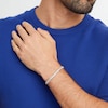 Thumbnail Image 2 of Men's 1.00 CT. T.W. Diamond Miracle Double Row Bracelet in 10K Gold - 8.5"