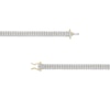 Thumbnail Image 3 of Men's 1.00 CT. T.W. Diamond Miracle Double Row Bracelet in 10K Gold - 8.5"