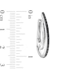 Thumbnail Image 2 of Unstoppable Love™ 0.29 CT. T.W. Black Diamond Hoop Earrings in Sterling Silver