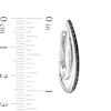 Unstoppable Love™ 0.29 CT. T.W. Black Diamond Hoop Earrings in Sterling Silver