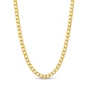Thumbnail Image 1 of Men's 5.6mm Curb Chain Necklace in Hollow 10K Gold - 22"