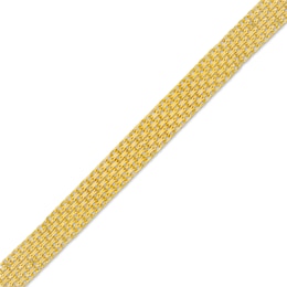 6.0mm Bismark Link Multistrand Bracelet in Solid 18K Gold - 7.25"