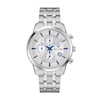 Thumbnail Image 1 of Men's Bulova Classic Sutton Silver-Tone Blue Accent Chronograph Watch (Model: 96B404)