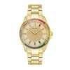 Thumbnail Image 1 of Bulova Phantom Rainbow Crystal Accent Gold-Tone Watch with Champagne Dial (Model: 97A179)
