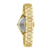 Thumbnail Image 3 of Ladies' Bulova Sutton 0.05 CT. T.W. Diamond Gold-Tone Watch with Mother-of-Pearl Dial (Model: 98R297)