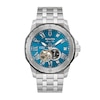 Thumbnail Image 1 of Men's Bulova Marc Anthony Series A Diamond Accent Watch with Blue Skeleton Dial (Model: 98D184)