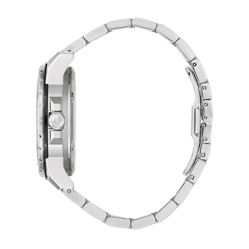 Main Image 2 of Men's Bulova Marc Anthony Series A Diamond Accent Watch with Blue Skeleton Dial (Model: 98D184)