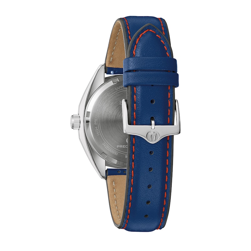 Main Image 5 of Men's Bulova Jet Star Interchangeable Strap Watch with Red and Blue Accent Dial (Model: 96K112)