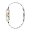 Thumbnail Image 2 of Men's Bulova Sutton Two-Tone Watch with Rectangular White Dial and Skeleton Heart (Model: 98A308)