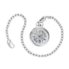 Thumbnail Image 1 of Men's Bulova Sutton Blue Accents Pocket Watch with Skeleton Dial (Model: 96A304)