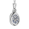 Thumbnail Image 2 of Men's Bulova Sutton Blue Accents Pocket Watch with Skeleton Dial (Model: 96A304)