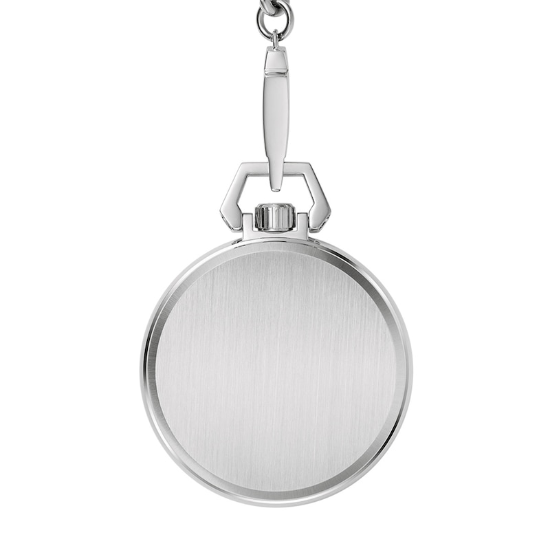 Main Image 3 of Men's Bulova Sutton Blue Accents Pocket Watch with Skeleton Dial (Model: 96A304)