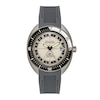 Thumbnail Image 1 of Men's Bulova Oceanographer Grey IP Black Strap Automatic Watch with Luminescent White Dial (Model: 98B407)