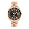 Thumbnail Image 1 of Men's Bulova Oceanographer Rose-Tone Brown Accent Automatic Watch with Black Dial (Model: 97B215)