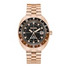 Thumbnail Image 0 of Men's Bulova Oceanographer Rose-Tone Brown Accent Automatic Watch with Black Dial (Model: 97B215)