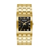 Thumbnail Image 1 of Men's Bulova Quadra Marc Anthony Diamond Accent Gold-Tone Watch with Black Square Dial (Model: 97D132)