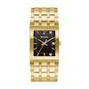 Thumbnail Image 0 of Men's Bulova Quadra Marc Anthony Diamond Accent Gold-Tone Watch with Black Square Dial (Model: 97D132)